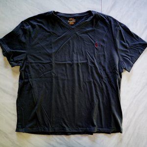 Polo Ralph Lauren Men's Short Sleeve V-Neck T-Shirt - Dark Gray